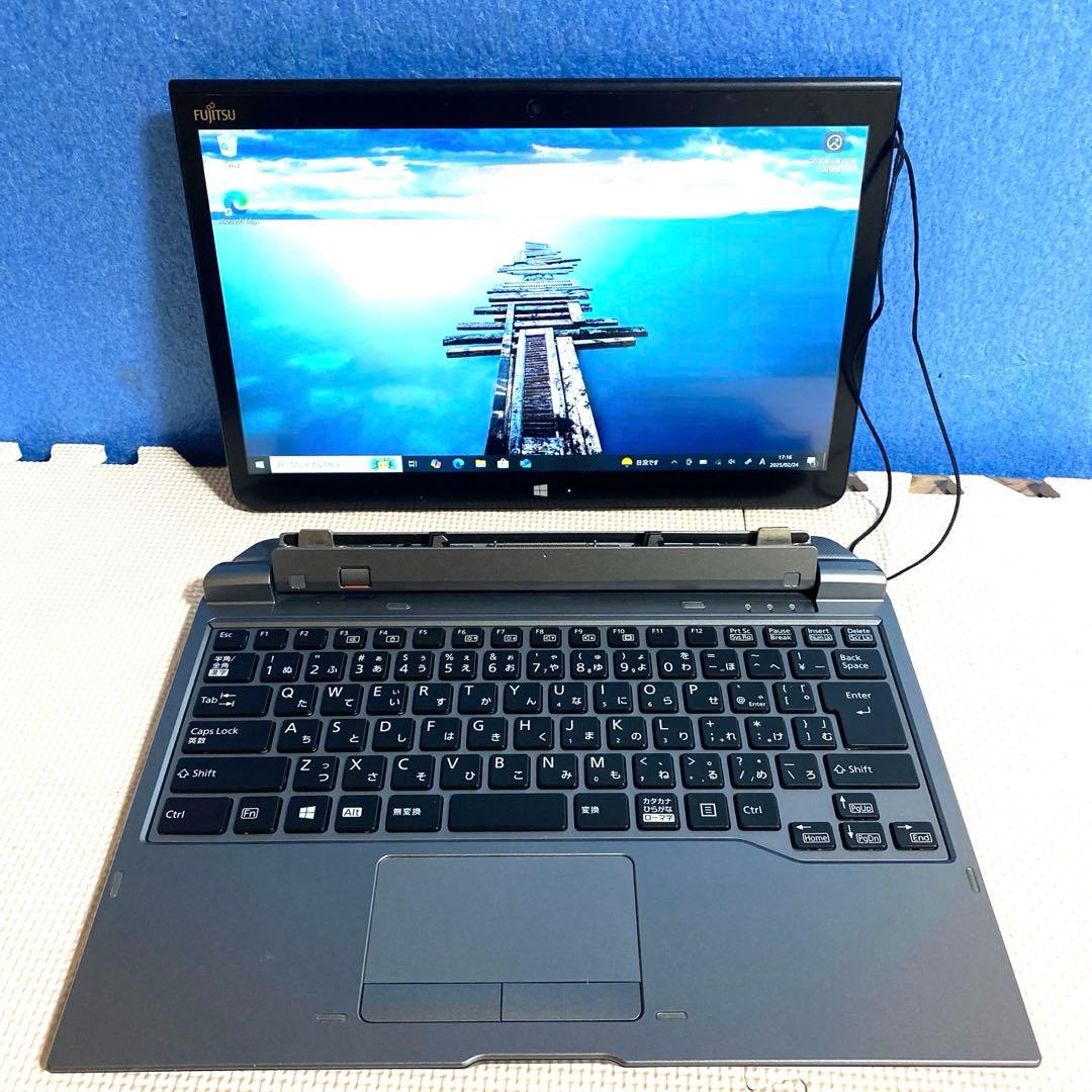 中古動作品富士通ARROWS Tab Q736/M +純正キーボード　#2