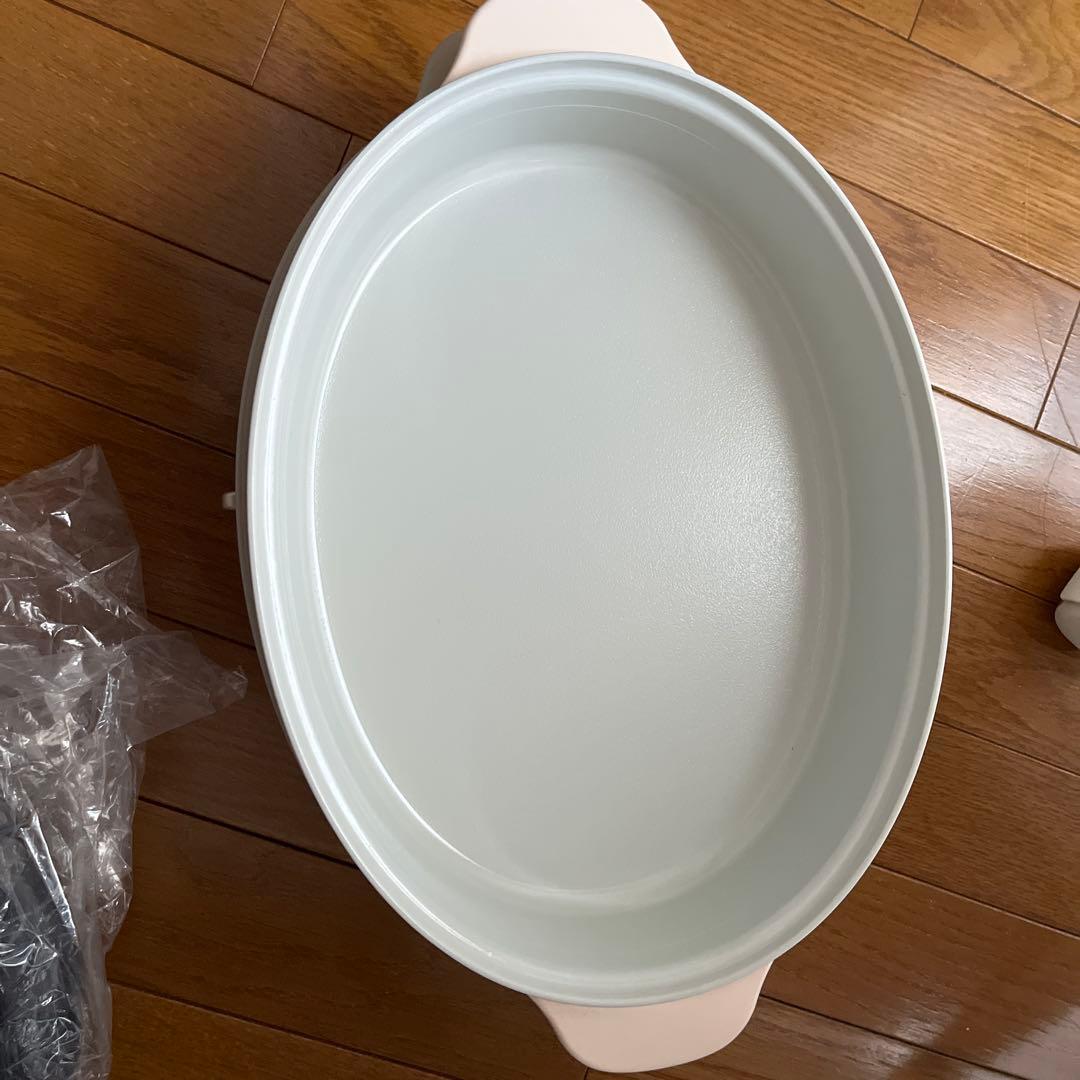 新品未使用　BRUNO オーバルホットプレート グレージュ