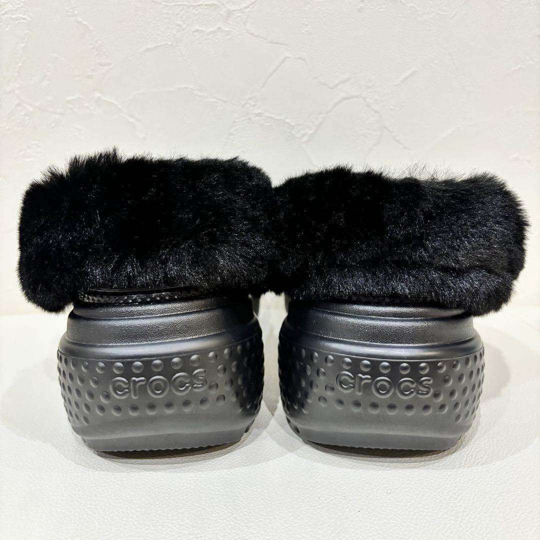 新品【crocs】クロックス ストンプ ラインド クロッグ　W8. 24cm