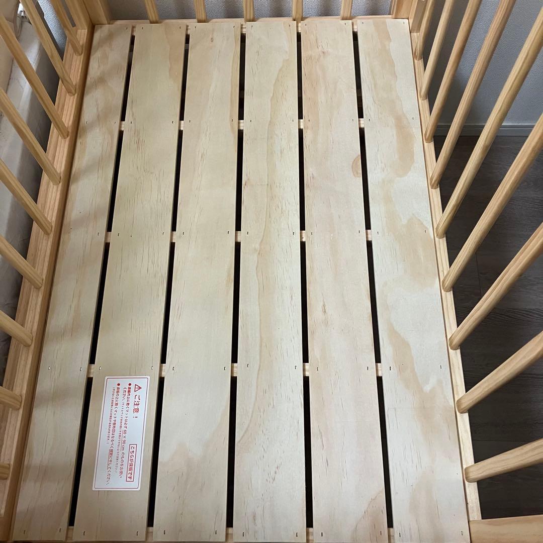 そいねーる　ミニベビーベッド　ナチュラル　60×90cm ベビーベッド