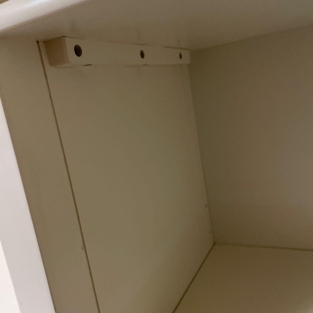 Alan Vu 様　Cafe Kid ホワイト本棚 4段 引き出し付き