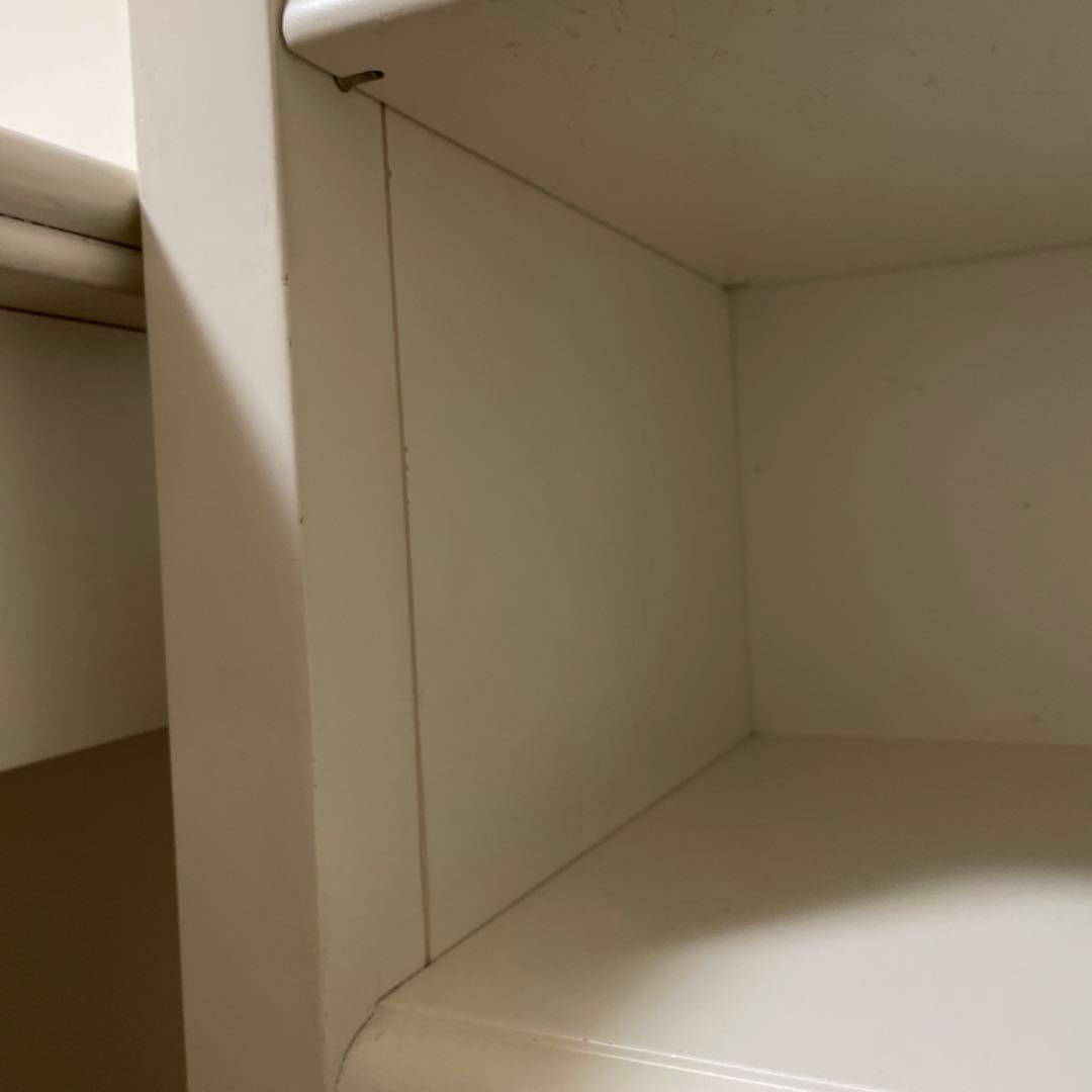 Alan Vu 様　Cafe Kid ホワイト本棚 4段 引き出し付き