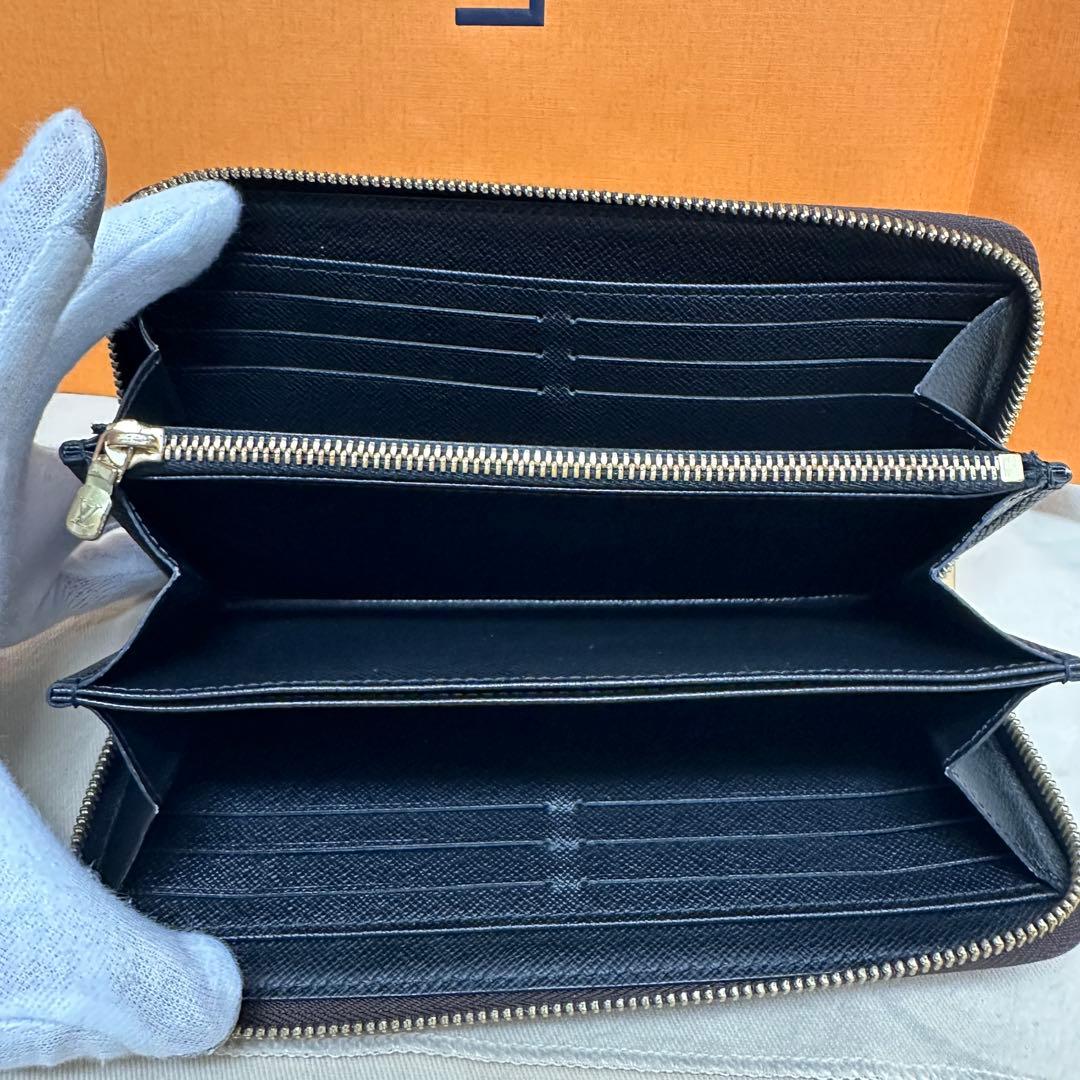 【使用わずか】ルイヴィトン ジッピー モノグラム リバース ジャイアントRFID