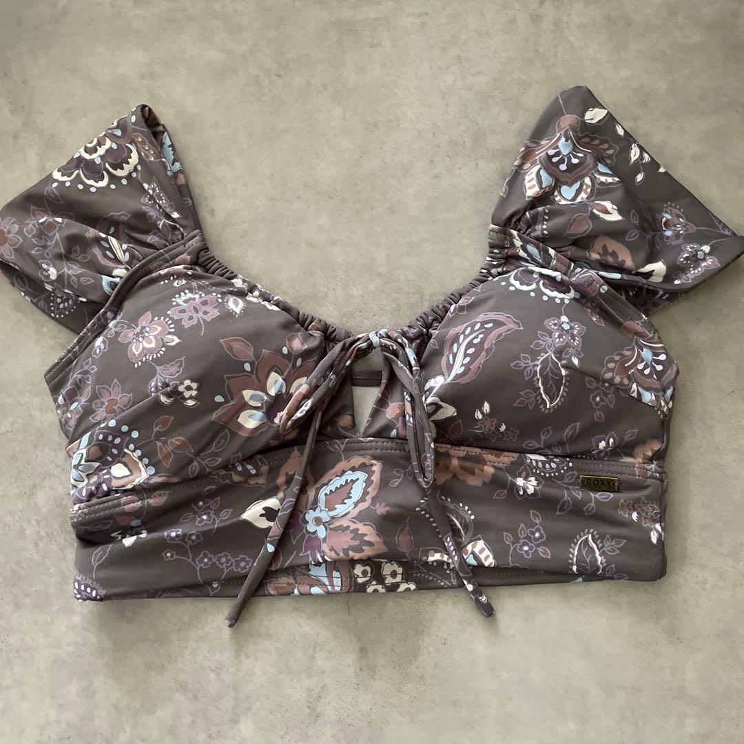 ROXY babykiy コラボ ビキニ 上下セット フラワー 水着 オフショル