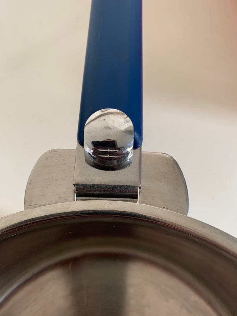 クリステル CRISTEL グラフィット 浅型鍋 両手鍋 青いハンドル