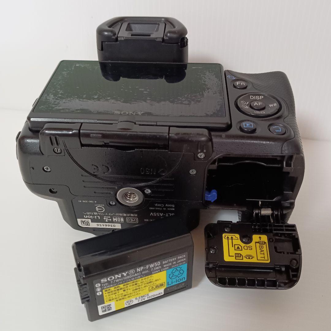 通電確認 SONY α55 SLT-A55V ソニー デジタル一眼レフ カメラ