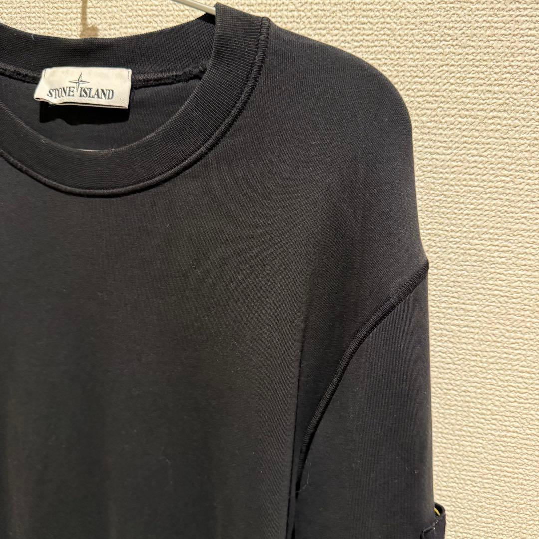 Stone  ストーンアイランド トレーナー ブラック Mサイズ