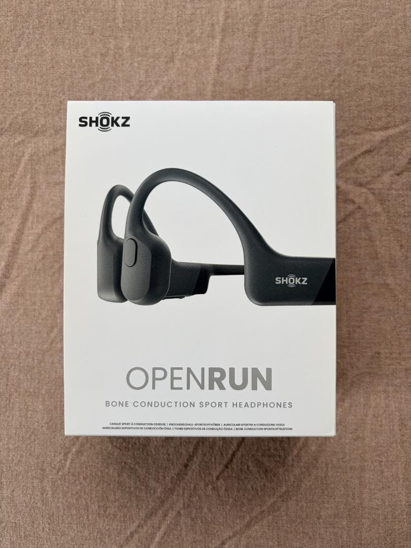 SHOKZ OPENRUN 骨伝導イヤホン ブラック
