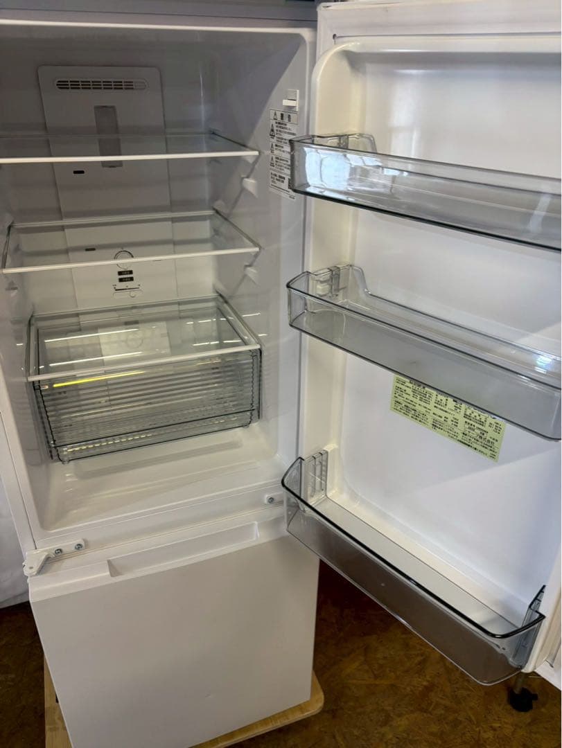 【展示品】SHARP 2ドア冷蔵庫 SJ-D18P-W 2025年179L