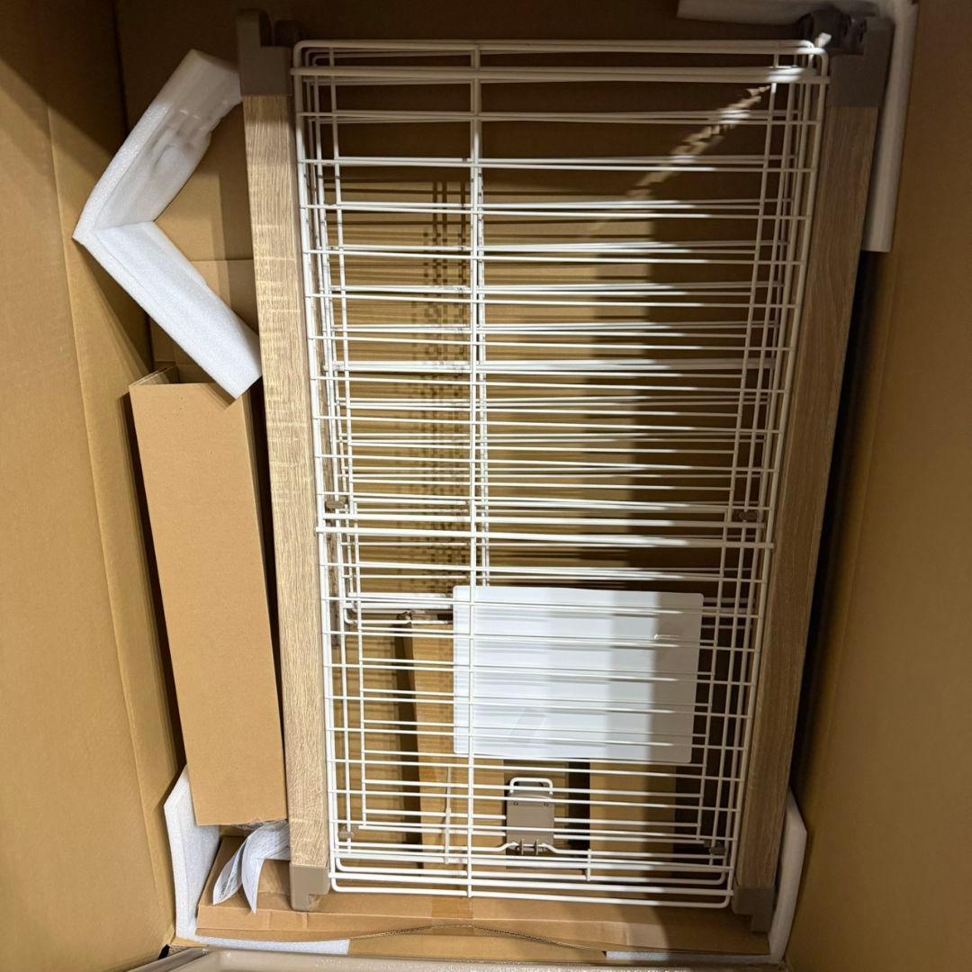 【新品未使用】アイリスオーヤマ　ウッディサークル　ロータイプpwsr-968lv