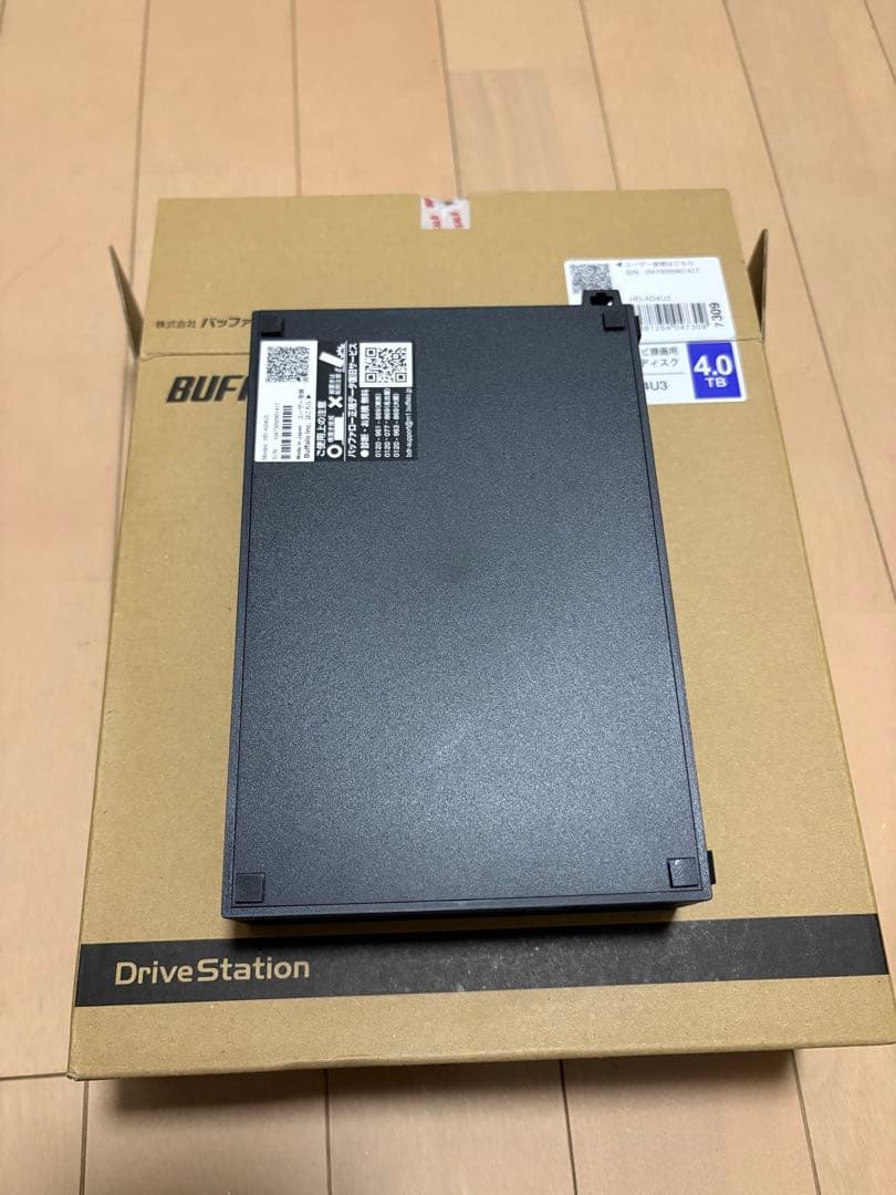 BUFFALO外付けハードディスク4TB HD-AD4U3