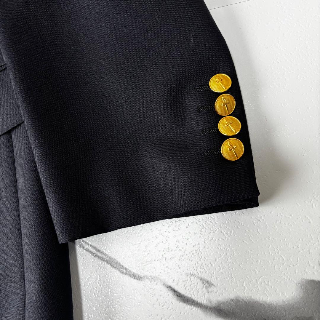 GIEVES&HAWKES✨ダブルブレスト　紺ブレ　金ボタン　刻印　Lジャケット