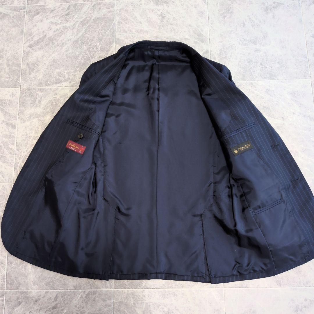 【未使用級】ゼニア　スーツ上下　ロイヤルスタイル　トラベラー