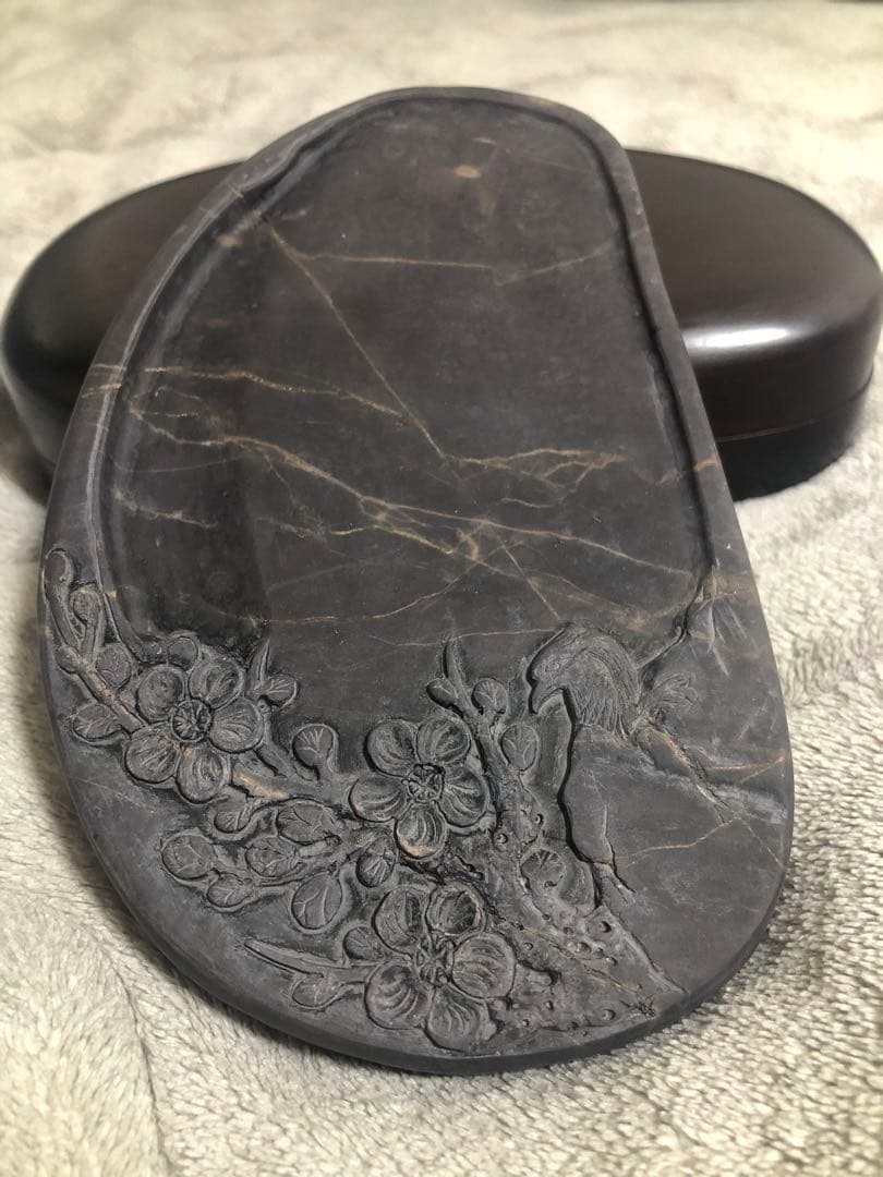 すずり 端溪硯 老坑 水巖 大西洞 金綫 五彩釘 書道用品 端渓硯 文房四寶