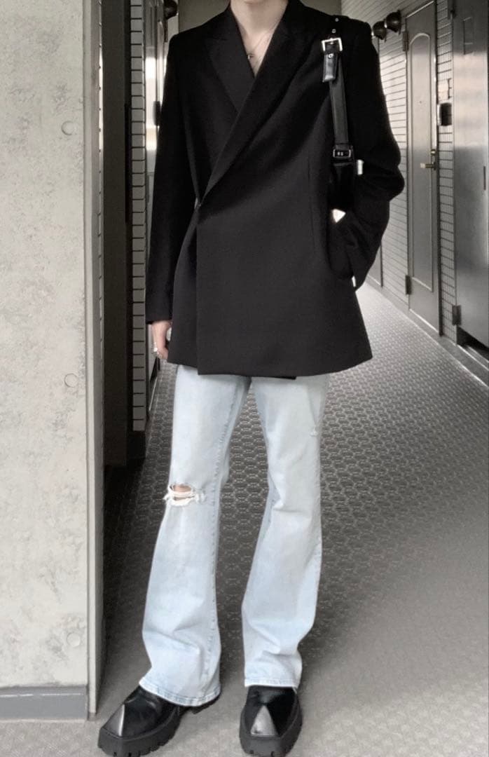 ジャケット・アウター EGONLAB DOUBLE BREASTED BLAZER 48