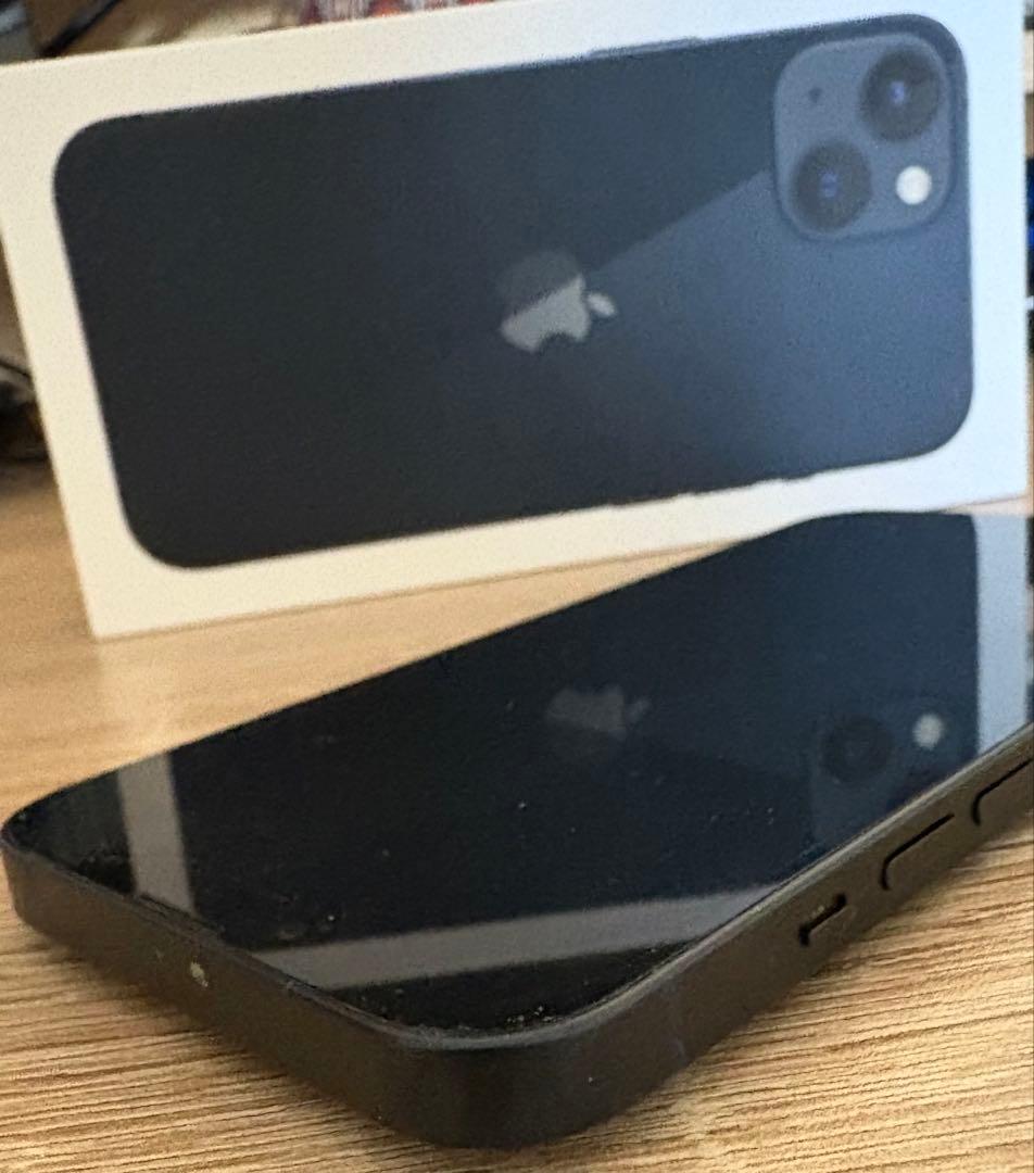 Apple iPhone 13 ミッドナイト 本体 充電ケーブル付き　128GB