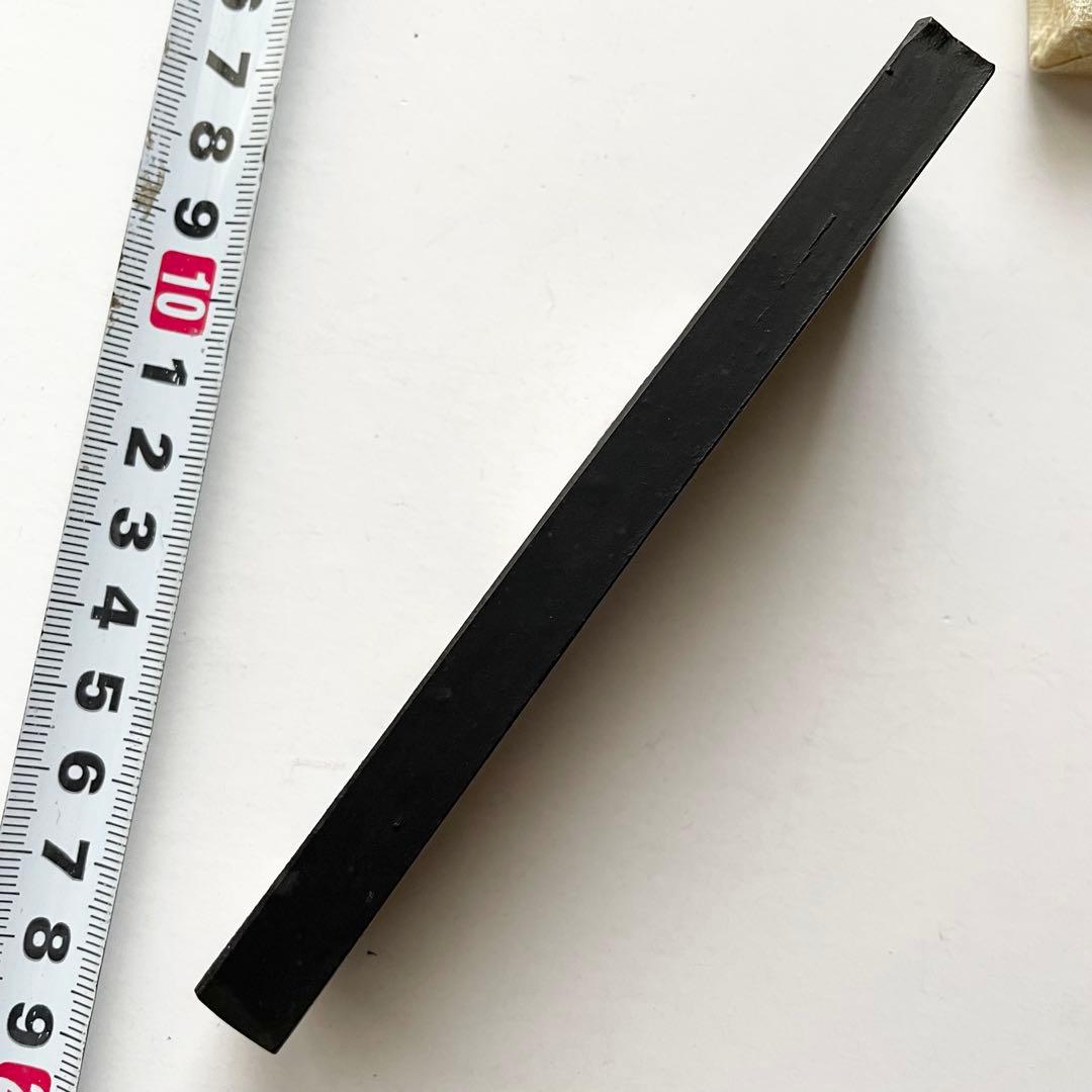 書道具　中国古墨　書画墨　桐油漆煙　歙縣徽墨廠　56g 磨きあり