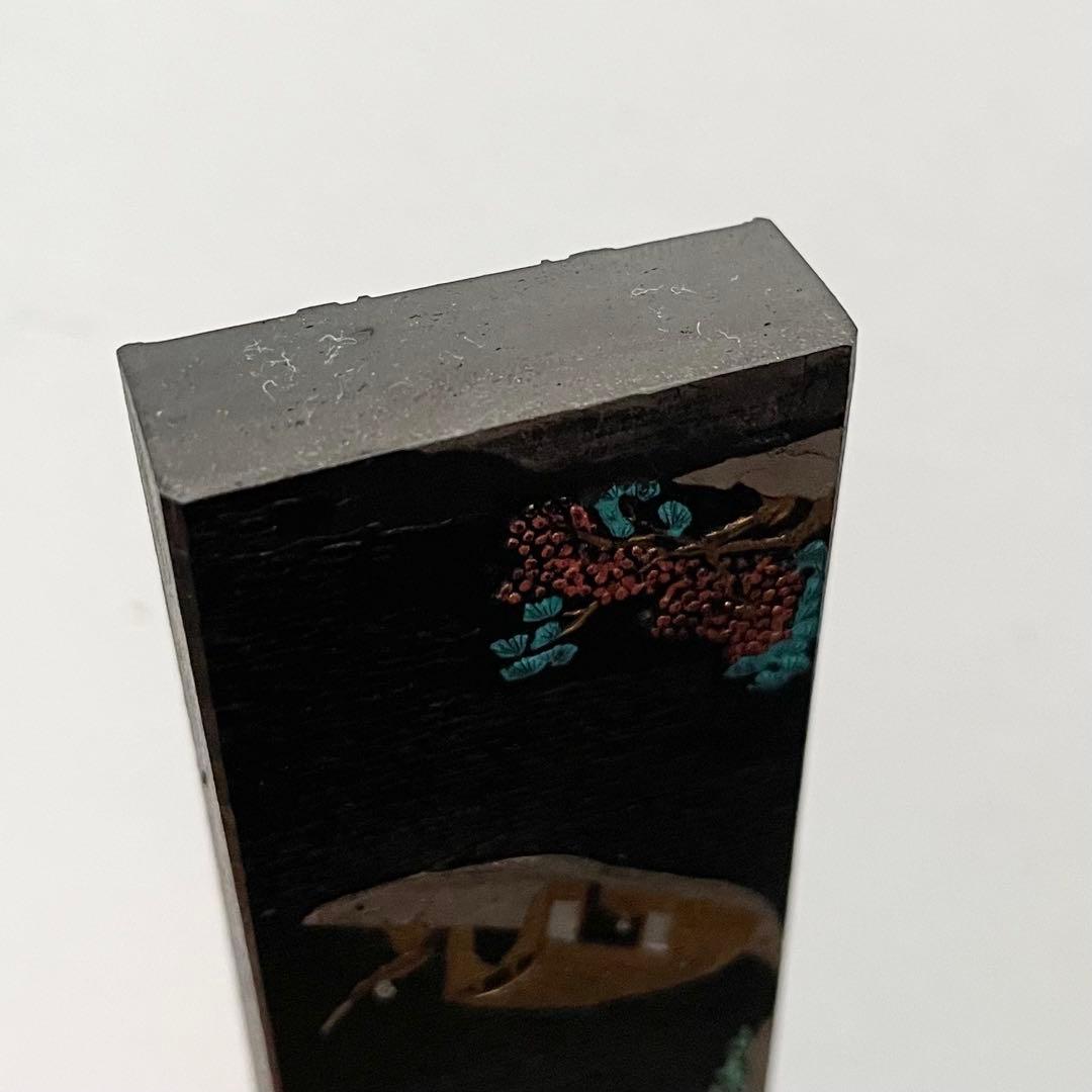 書道具　中国古墨　書画墨　桐油漆煙　歙縣徽墨廠　56g 磨きあり