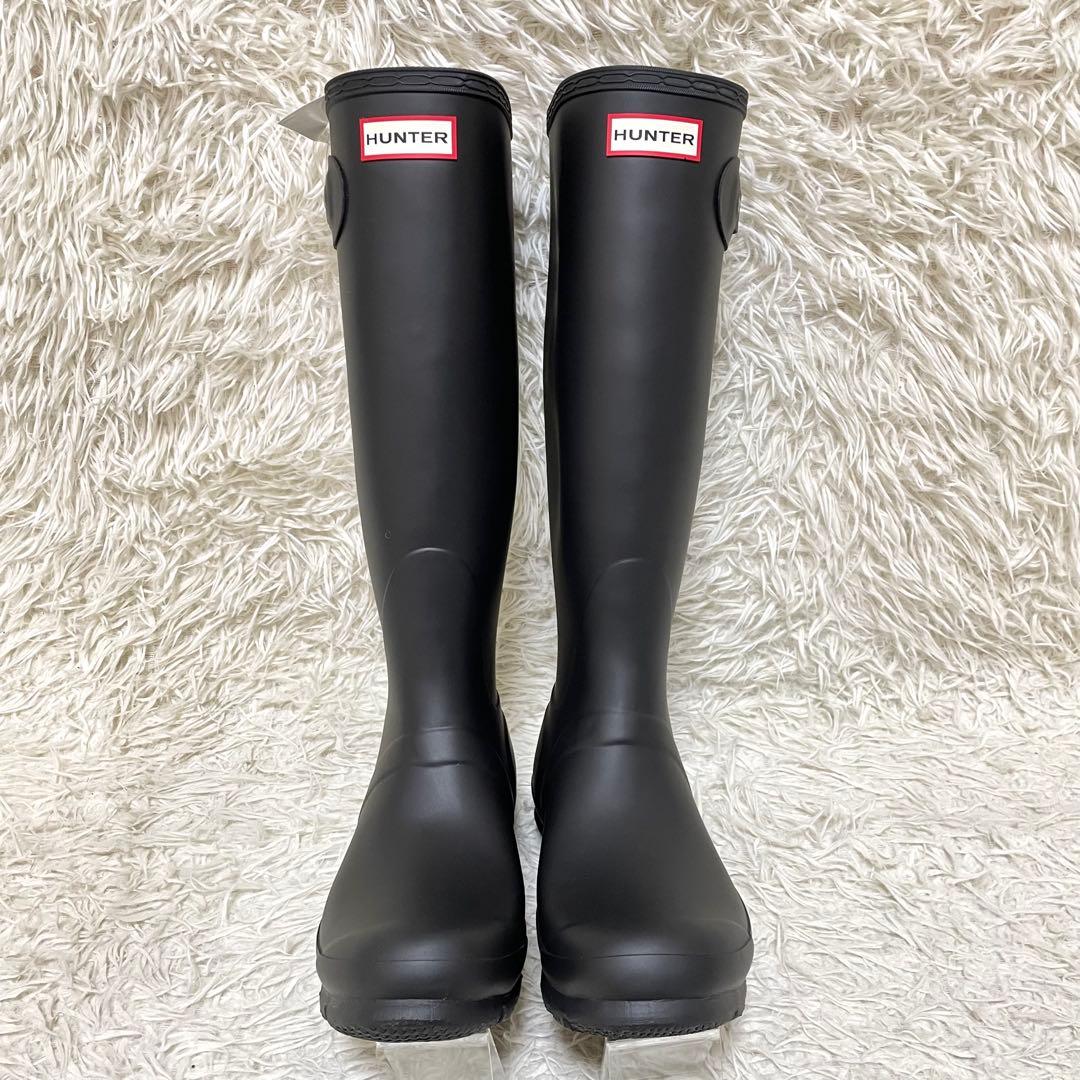 【未使用】HUNTER WFT1000RMA ロングレインブーツ 24