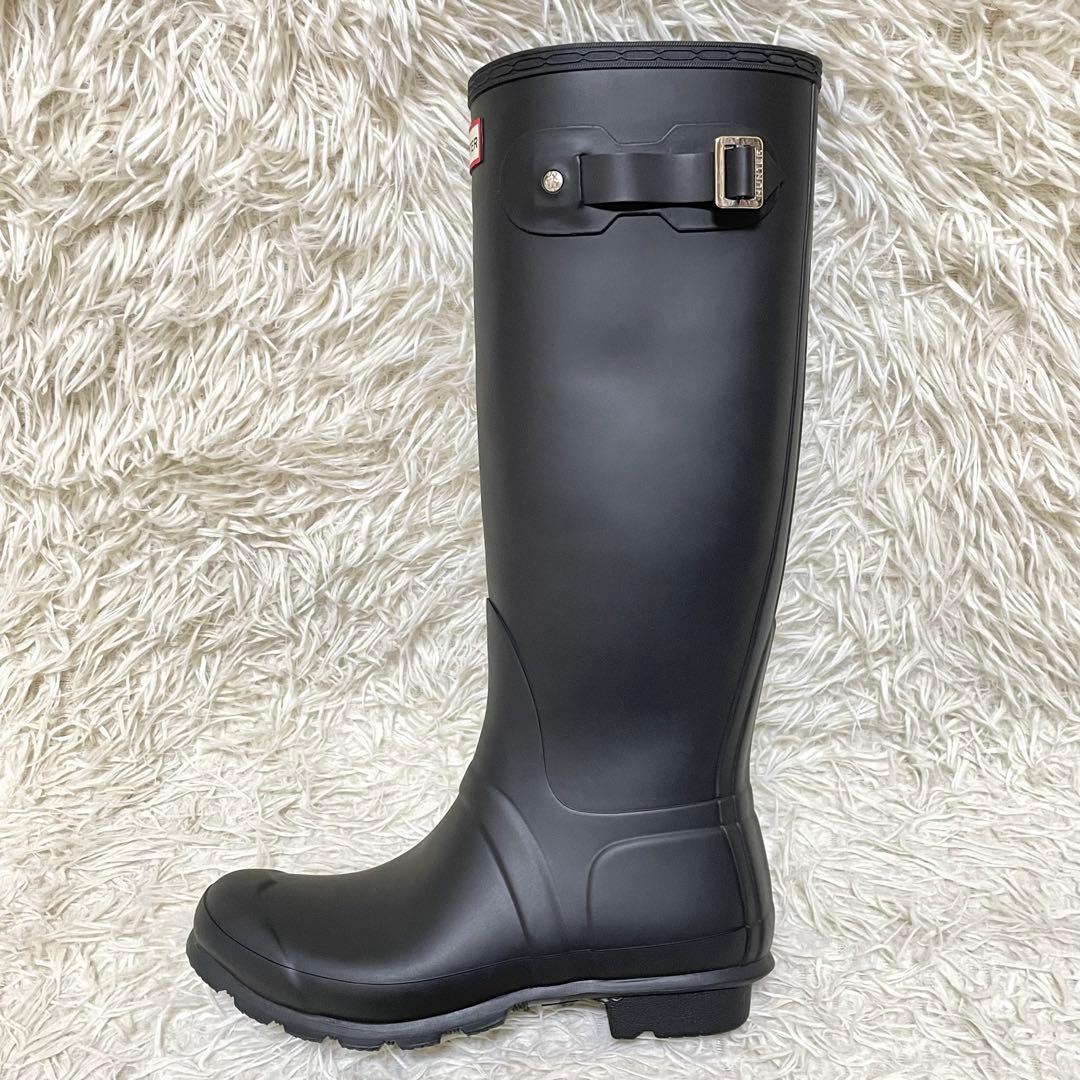 【未使用】HUNTER WFT1000RMA ロングレインブーツ 24