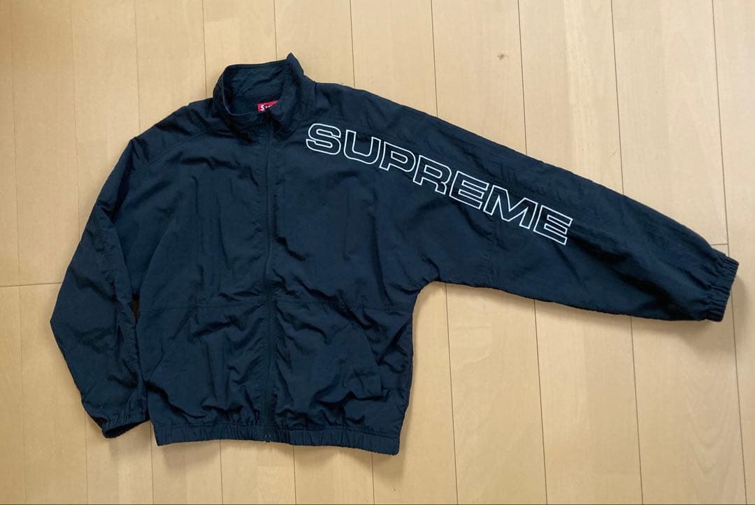 Supreme SPLIT TRACK JACKET BLK Mシュプリーム