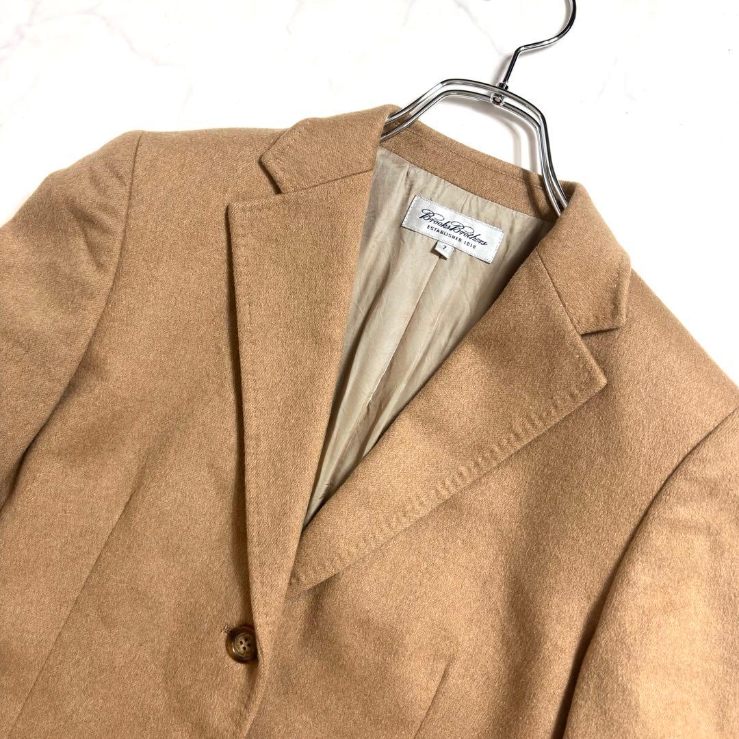 極美品✨ブルックスブラザーズ テーラードジャケット ●最高級キャメル100% S