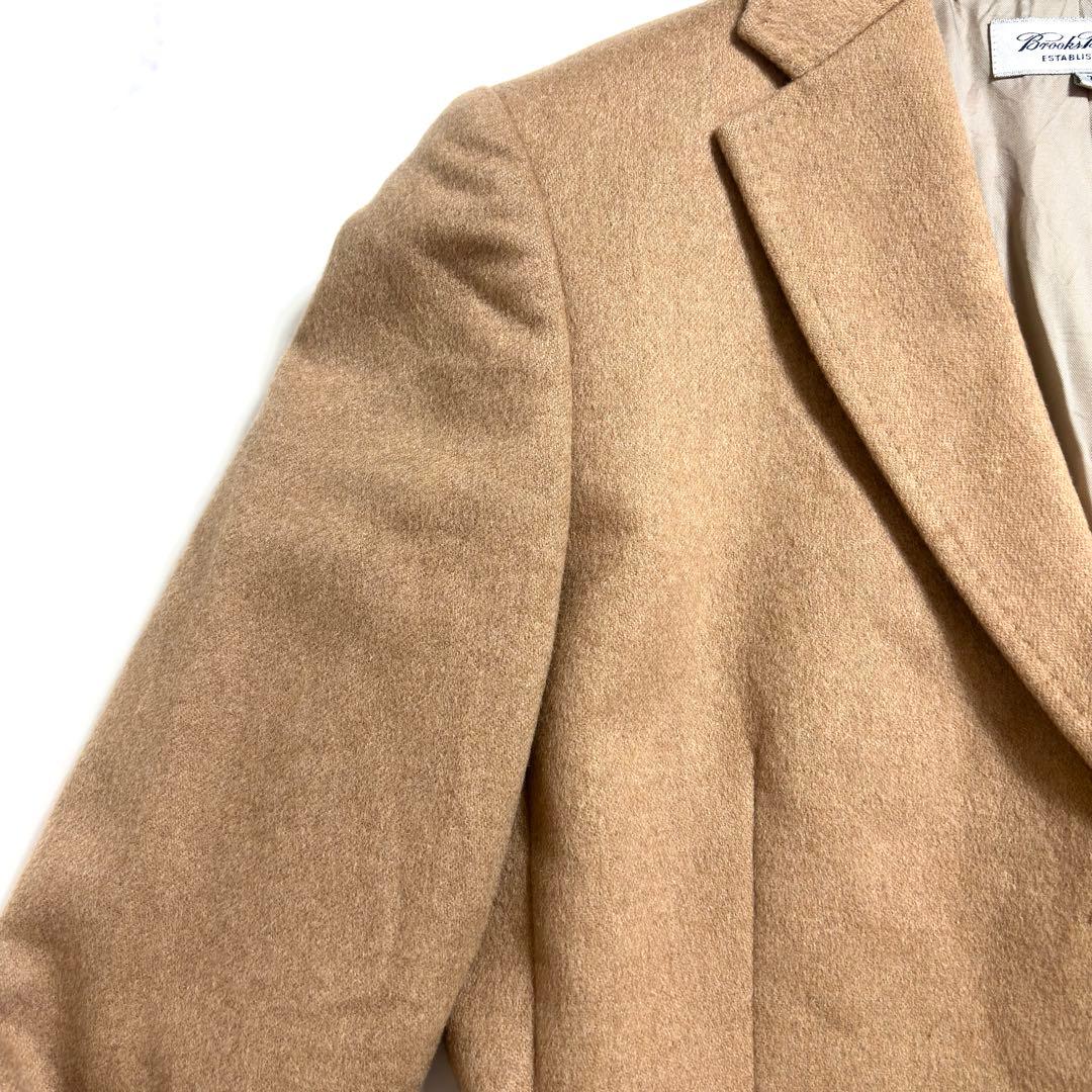 極美品✨ブルックスブラザーズ テーラードジャケット ●最高級キャメル100% S
