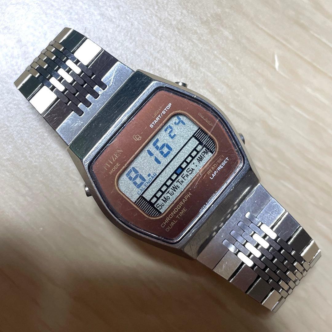 【激レア】CITIZEN CHRONOGRAPH DUAL TIME 腕時計