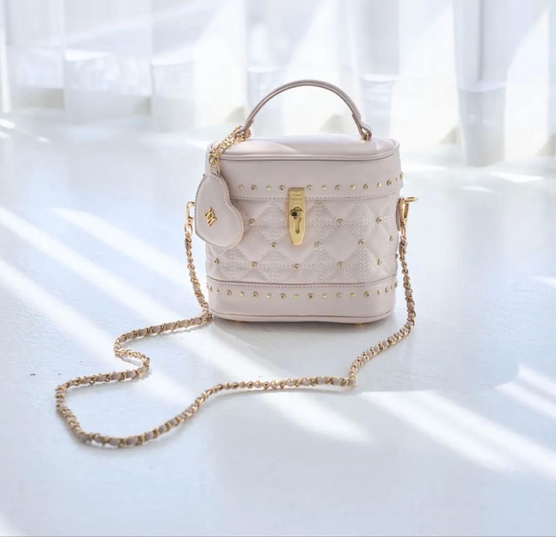 Rosé Muse vanity bag pink