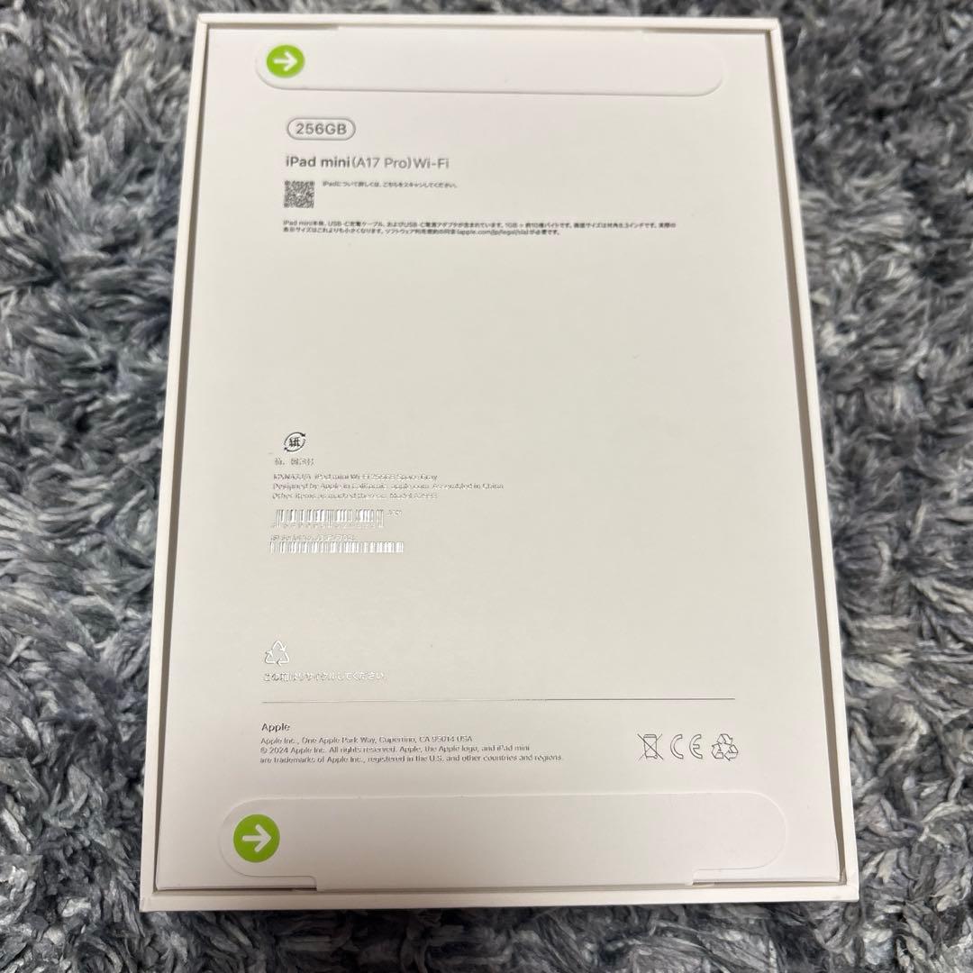 iPad mini (A17 Pro) Wi-Fi 256GB スペースグレー