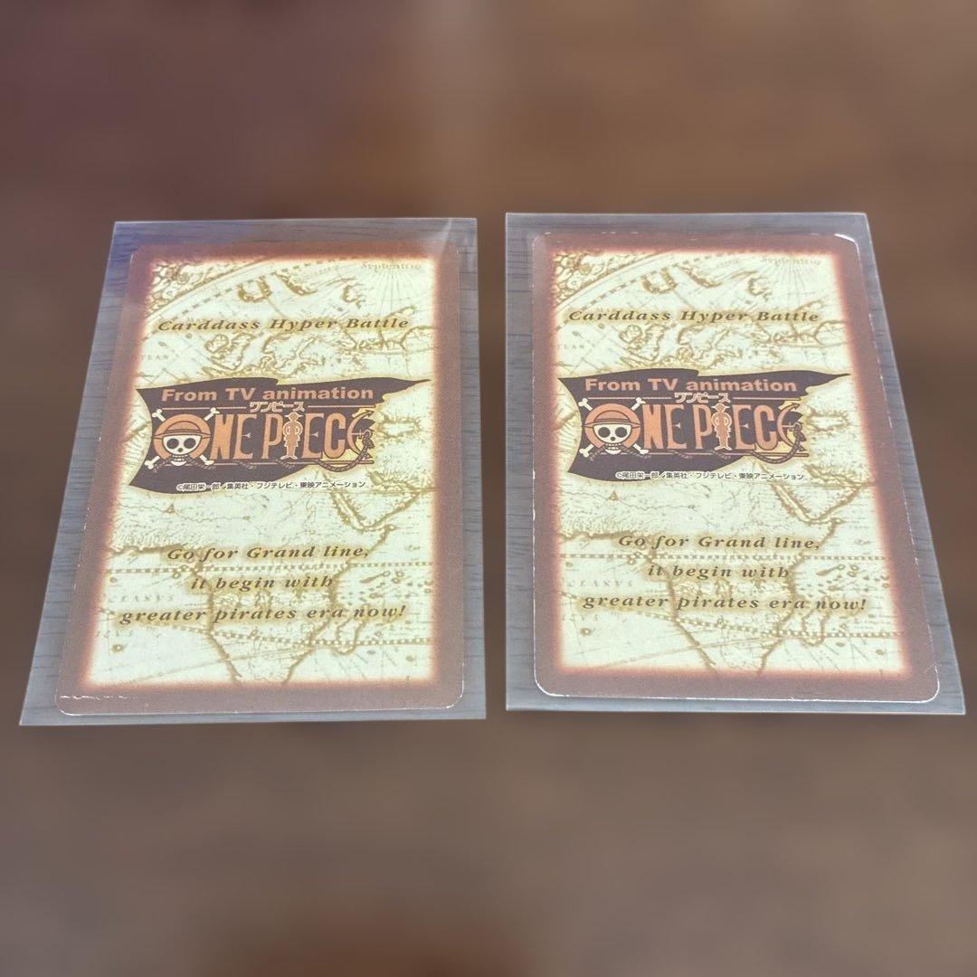 ワンピース トレーディングカードセット　サンジ　チョッパー　箔押し　レア