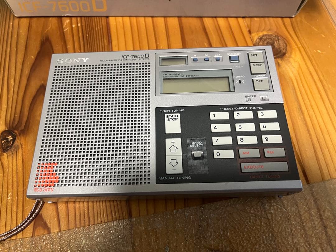 SONY ICF-7600D ➕　広帯域アンテナ　AN-1 セット