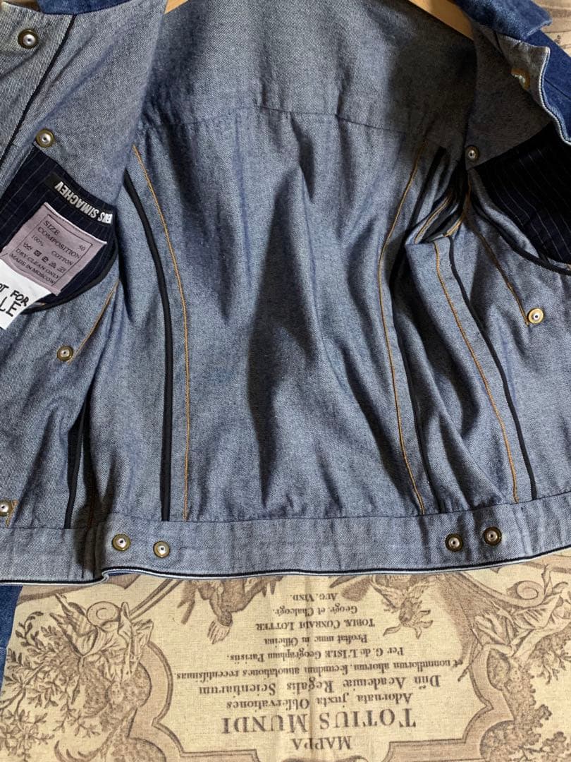 Denis Simachev ロシア製 k14ボタン デニムジャケット