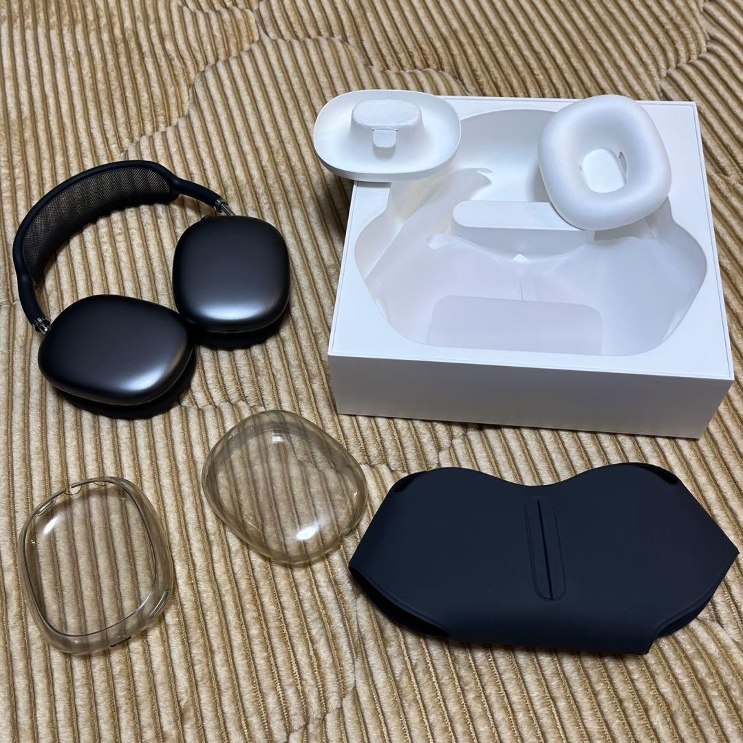 AirPods Pro MAX ミッドナイト 正規品 極美品 本体 ケース付き