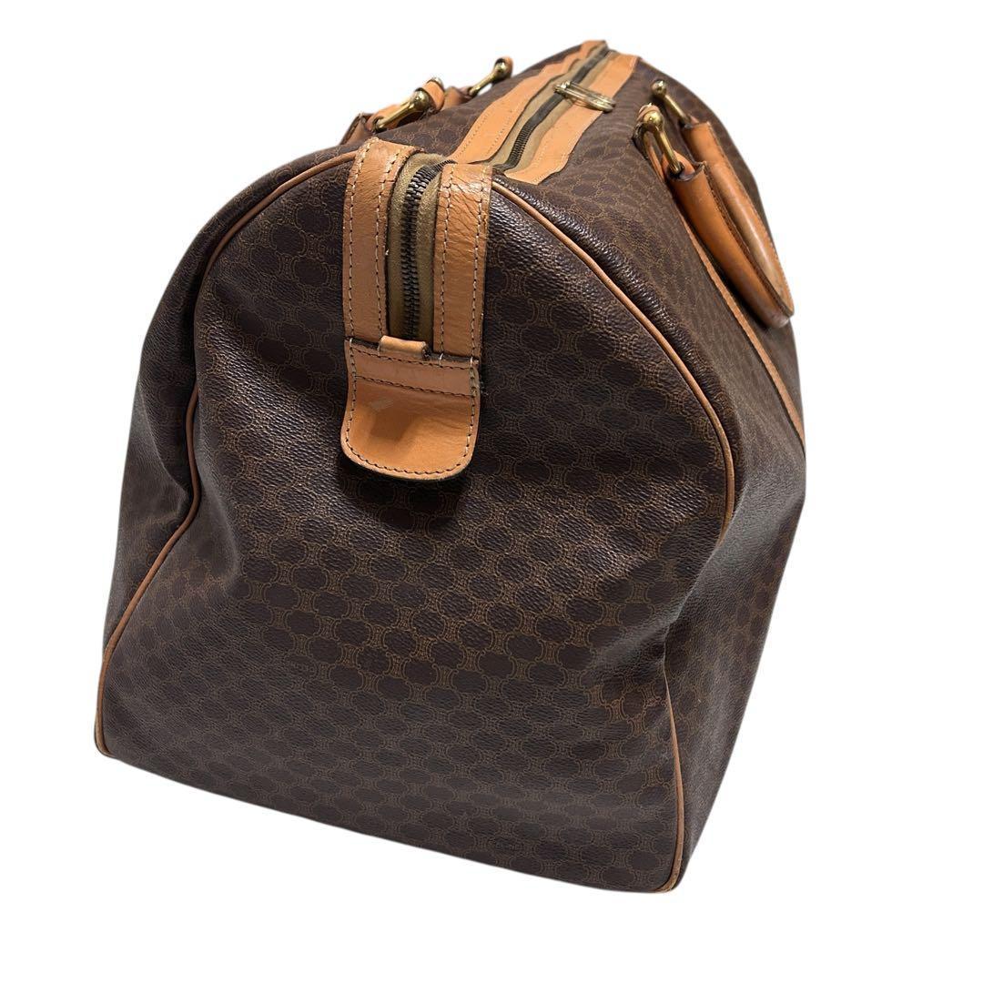 に*じ様 セリーヌ CELINE ボストンバッグ マカダム PVC レザー トト