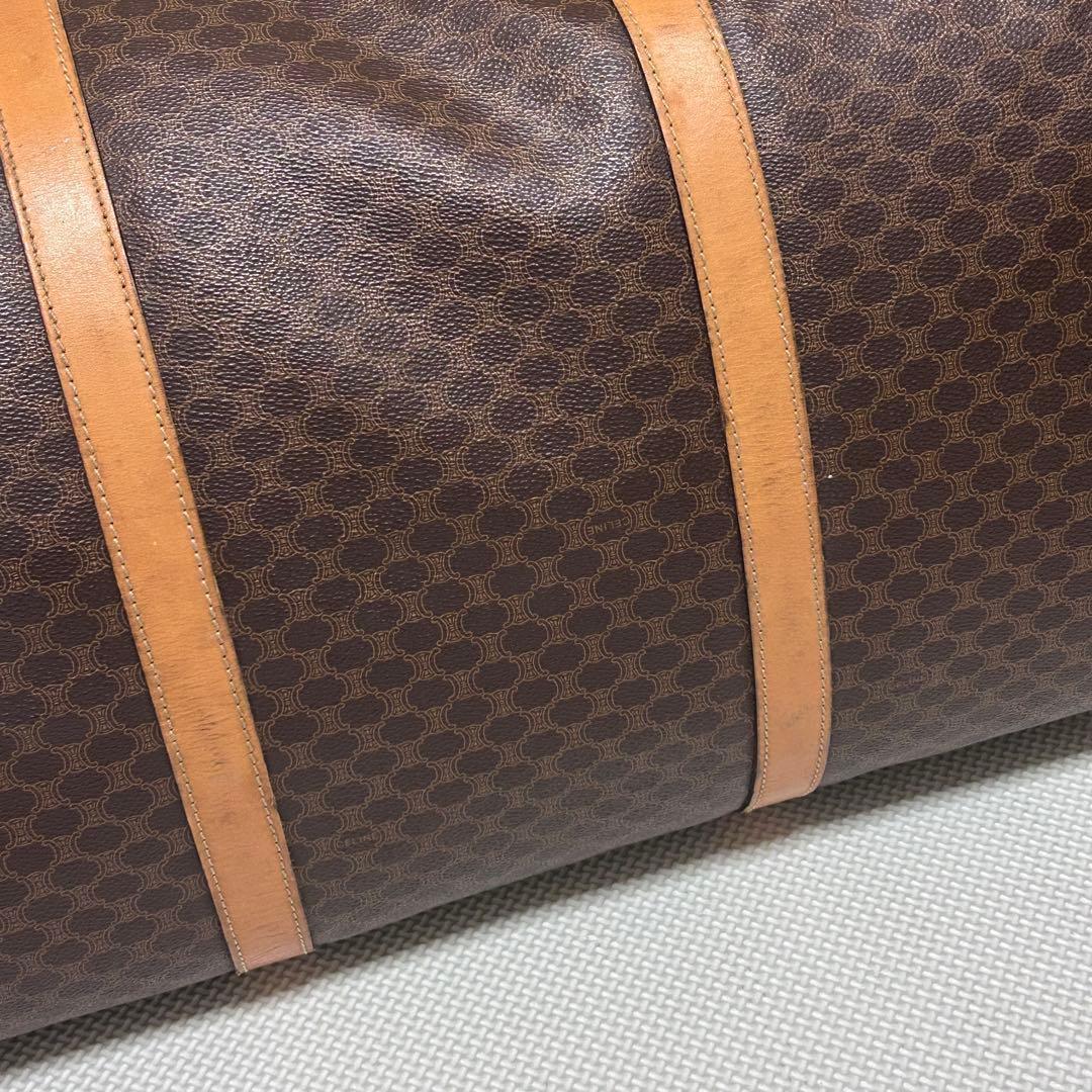 に*じ様 セリーヌ CELINE ボストンバッグ マカダム PVC レザー トト