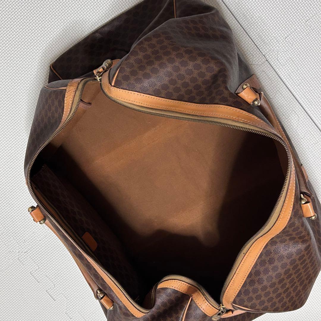 に*じ様 セリーヌ CELINE ボストンバッグ マカダム PVC レザー トト