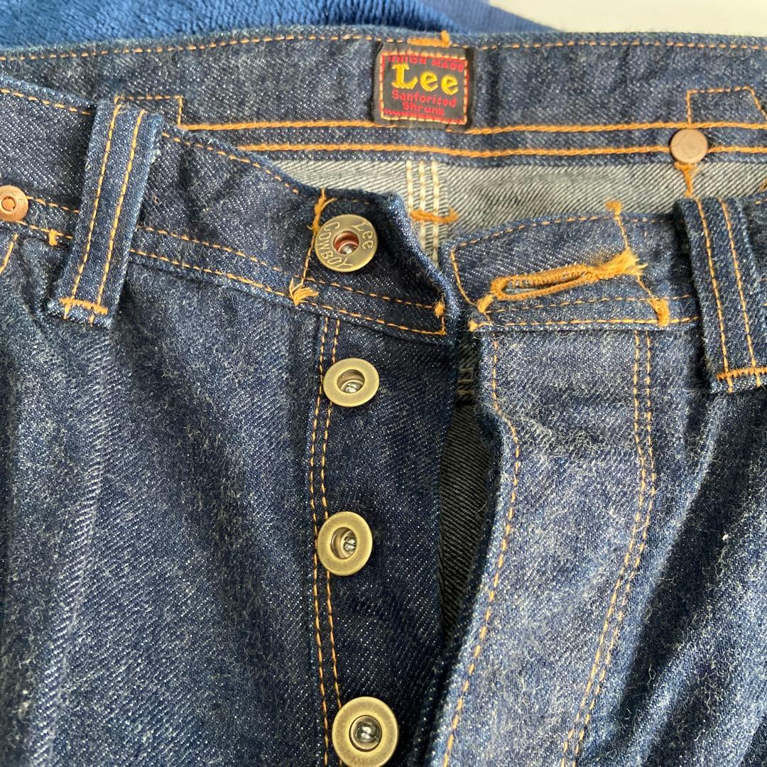 Leeカウボーイビンテージ1937復刻バックシンチ1101 日本製W36 L33