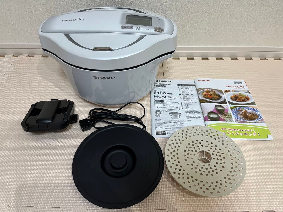 シャープ ヘルシオ ホットクック 2~6人用 ホワイト KN-HW24E-W