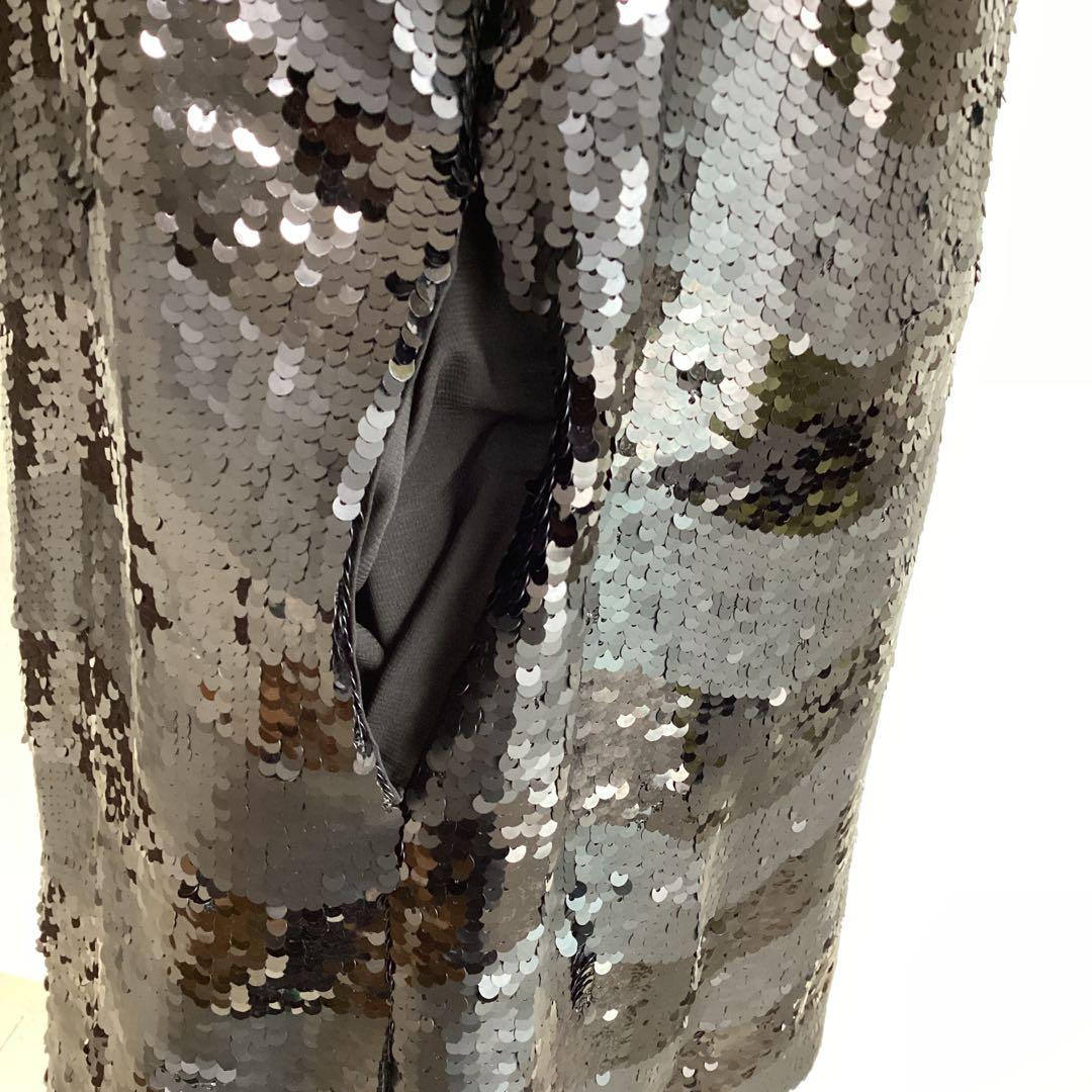 ARMANI　スパンコール　ミニ　ワンピース　ドレス　黒　パーティー　キャバ