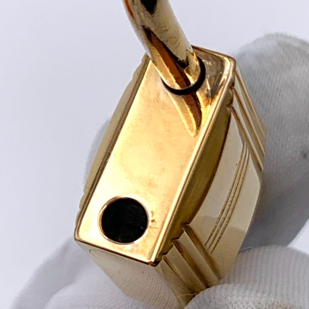 HERMES エルメス カデナ 120番 ゴールド 24Kメッキ 鍵付き 南京錠