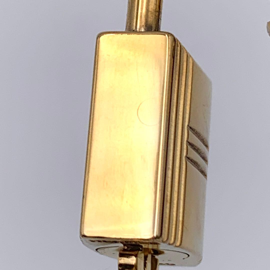 HERMES エルメス カデナ 120番 ゴールド 24Kメッキ 鍵付き 南京錠