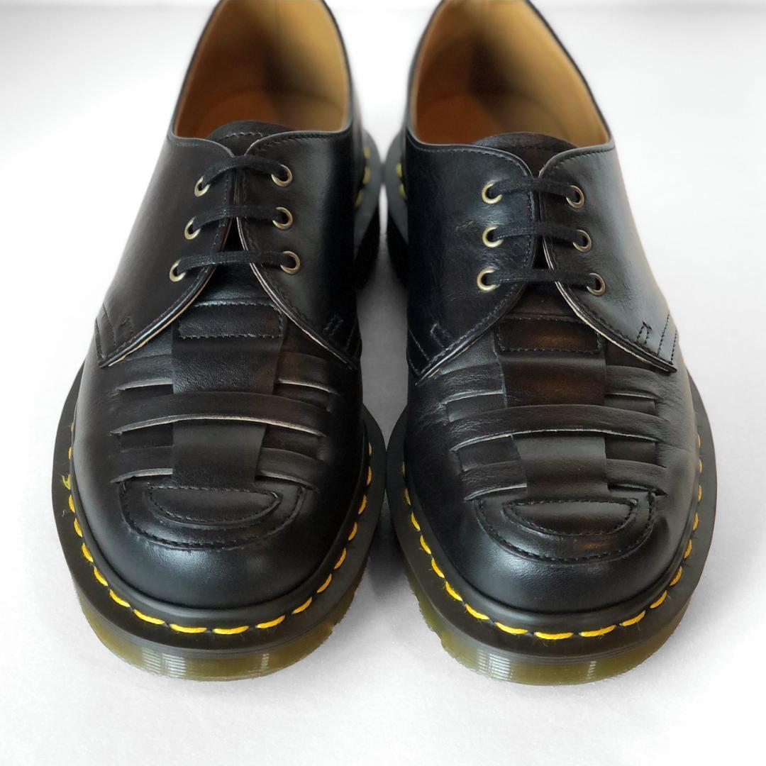 Dr.Martens UK6 25cm 1461 WOVEN ENGLAND 黒