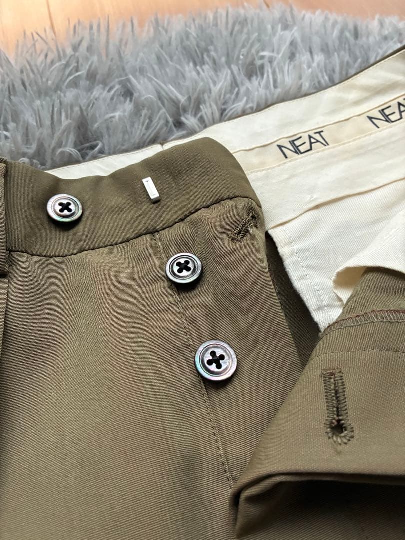 美品【NEAT】ニート スラックス \"MAX CANVAS Taperd\" 44