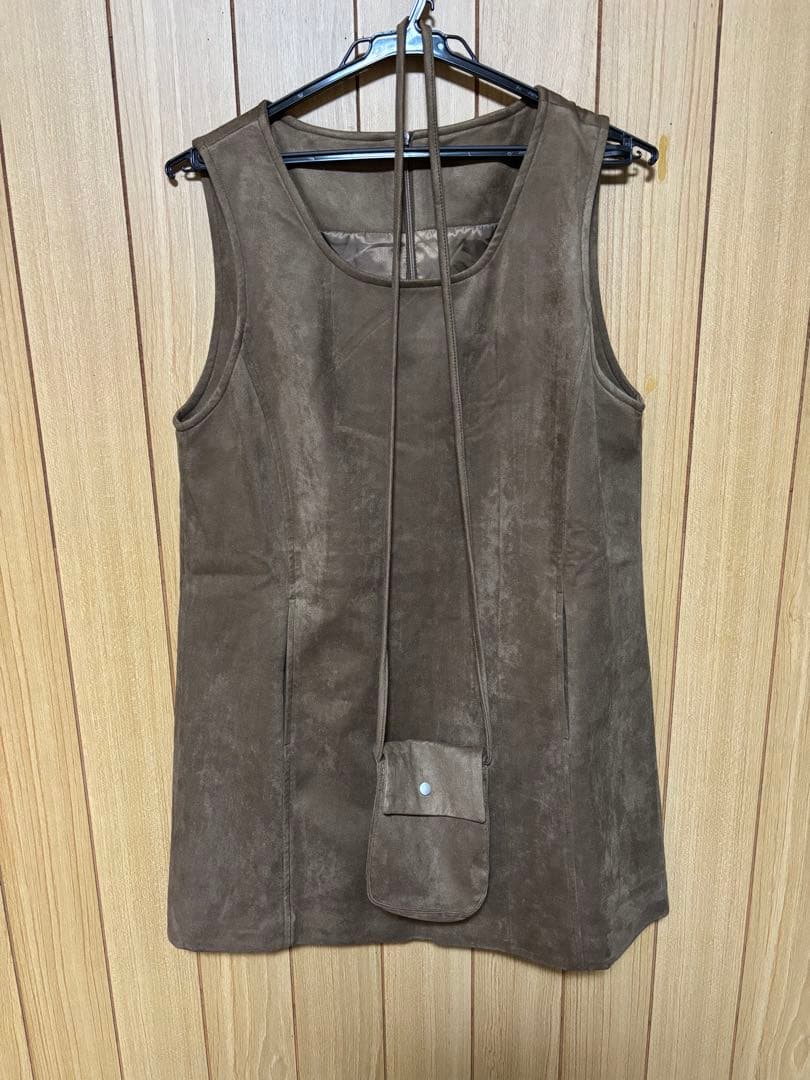 Lumierリュミエ　ブラウン テーラードジャケット ダブルボタン