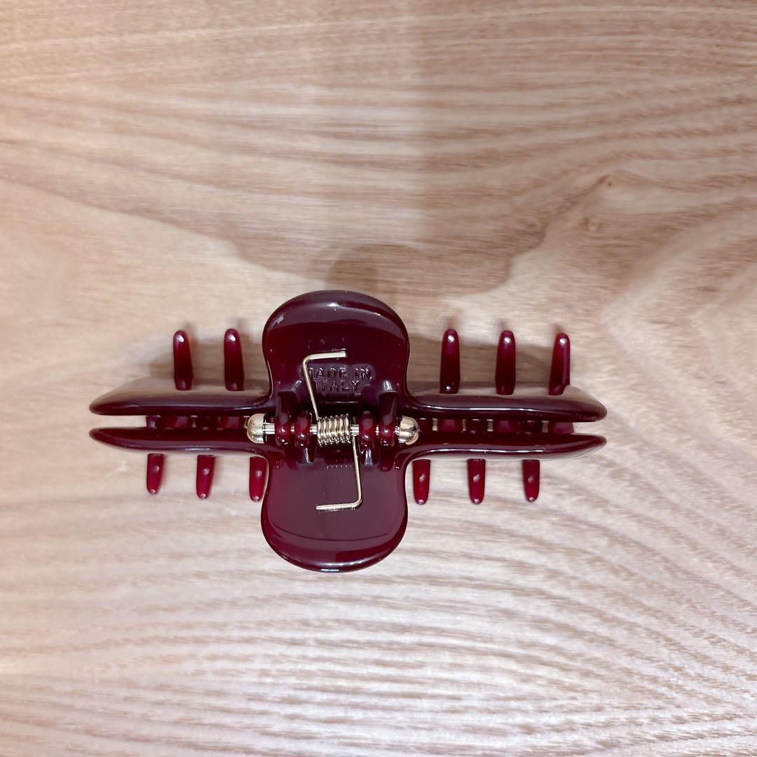 【新品】UNDO HAIRWARE No.4 claw クリップ　ボルドー