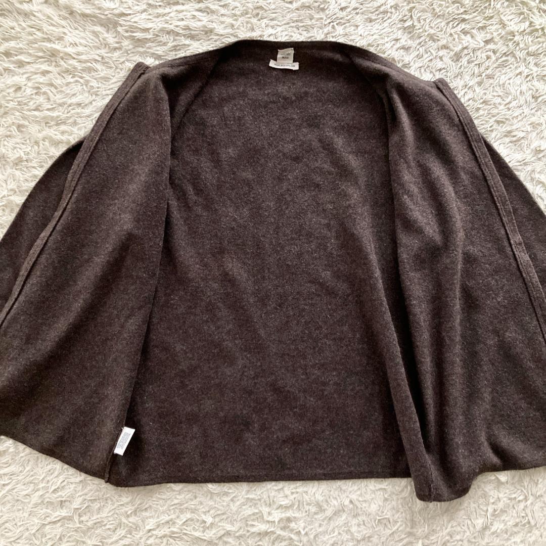 レア 美品　エルメス　L ニット　カーディガン　アンサンブル　ブラウン