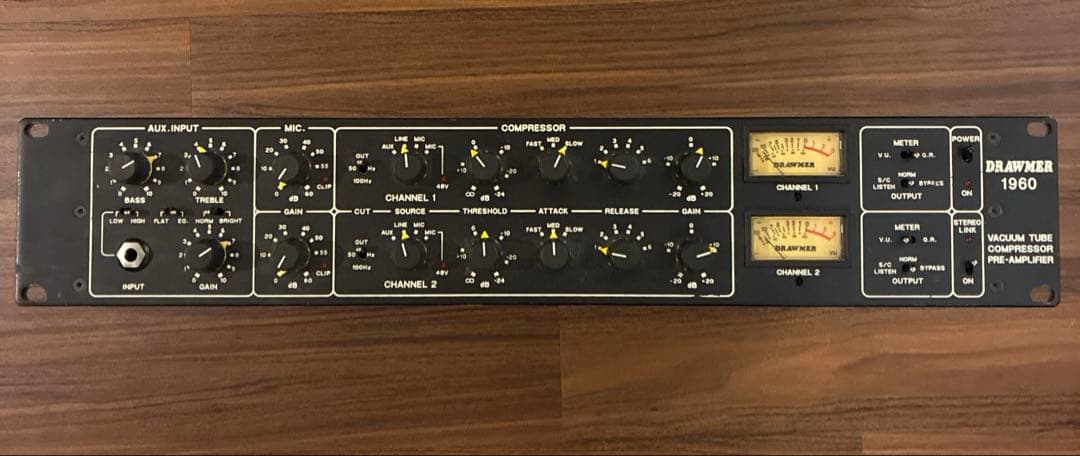 Drawmer 1960 真空管マイクプリ/ DI / コンプレッサー