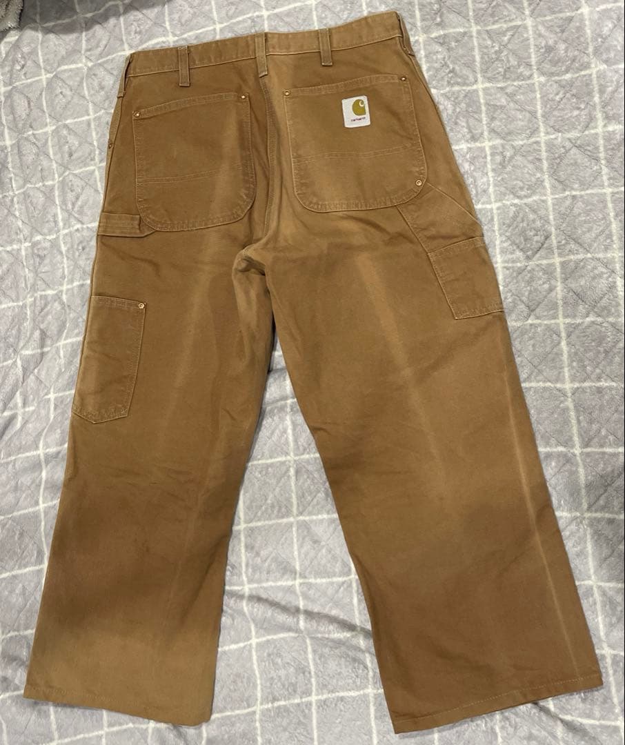 70s USA製 Carhartt ダブルニーペインターパンツ TALONw34