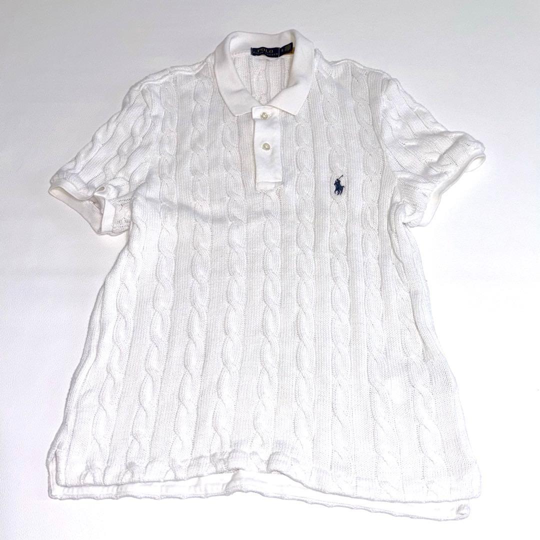 Polo Ralph Lauren ラルフローレン ケーブル編 現行 ポロシャツ